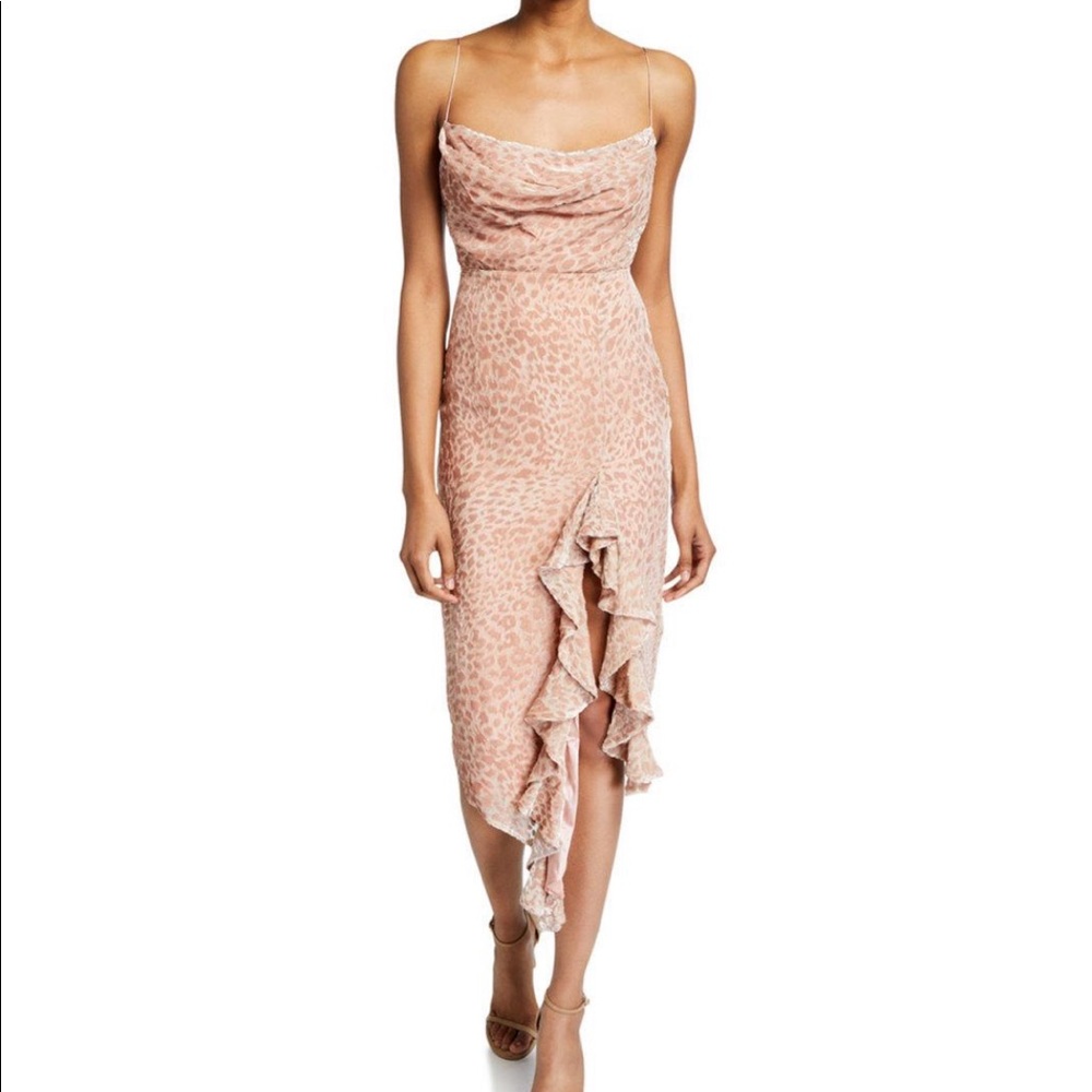 Misha Collection Emilia Leopard Dress brand new